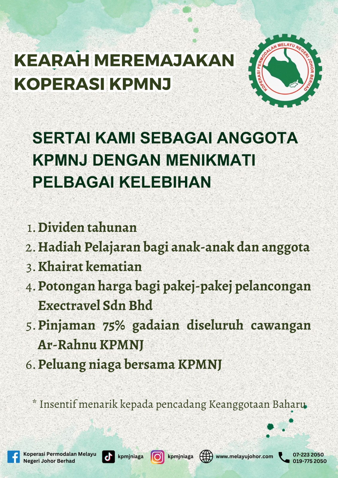 KEARAH MEREMAJAKAN KOPERASI KPMNJ