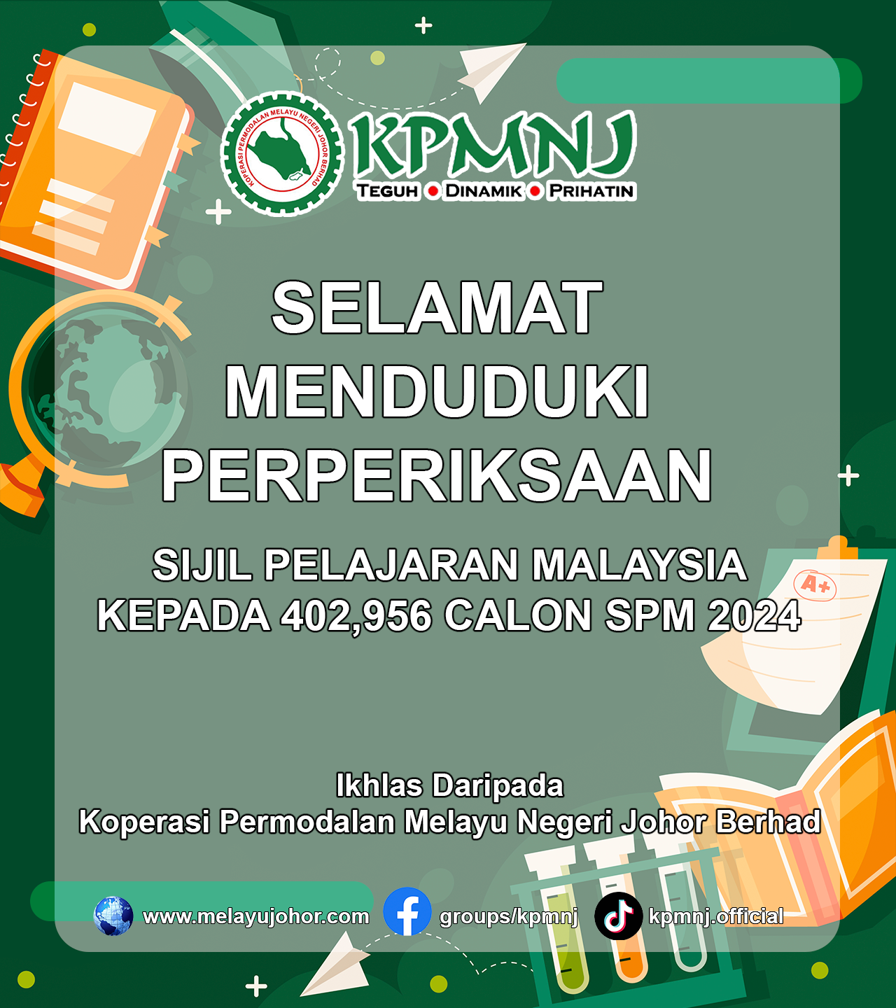 SELAMAT MENDUDUKI PERPERIKSAAN SPM