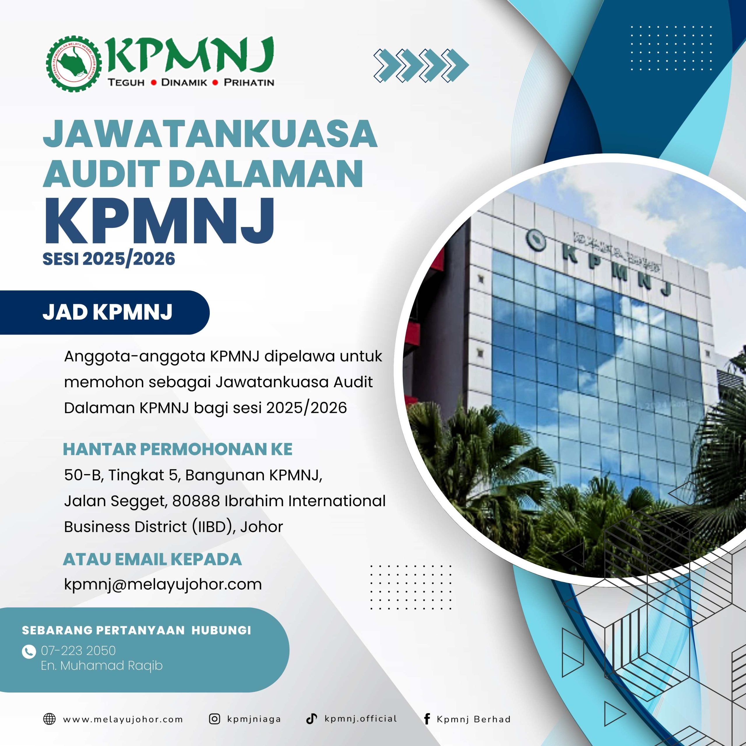 JAWATANKUASA AUDIT DALAMAN KPMNJ SESI 2025/2026