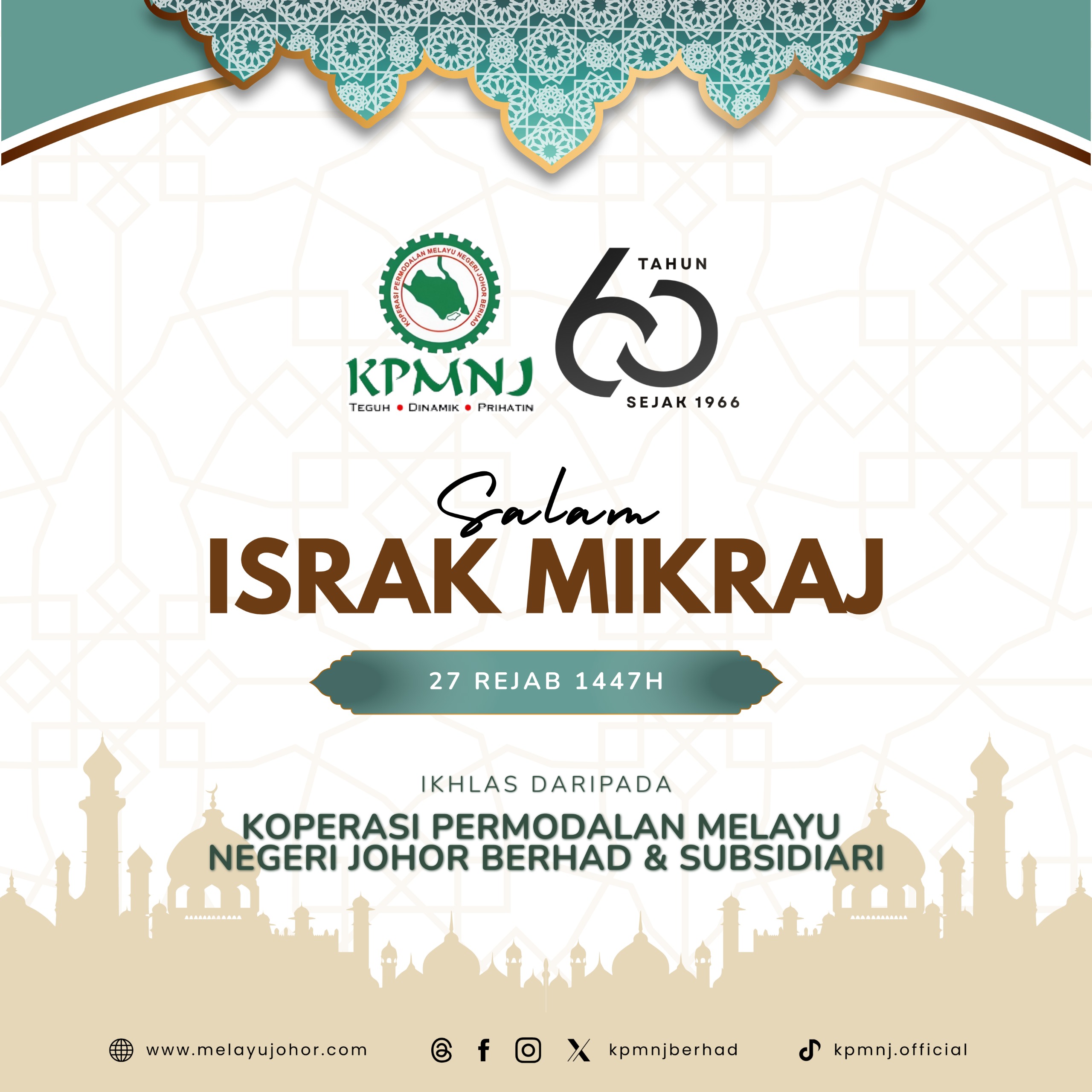 Salam Israk Mikraj 1447H / 2026M 🌙🕌