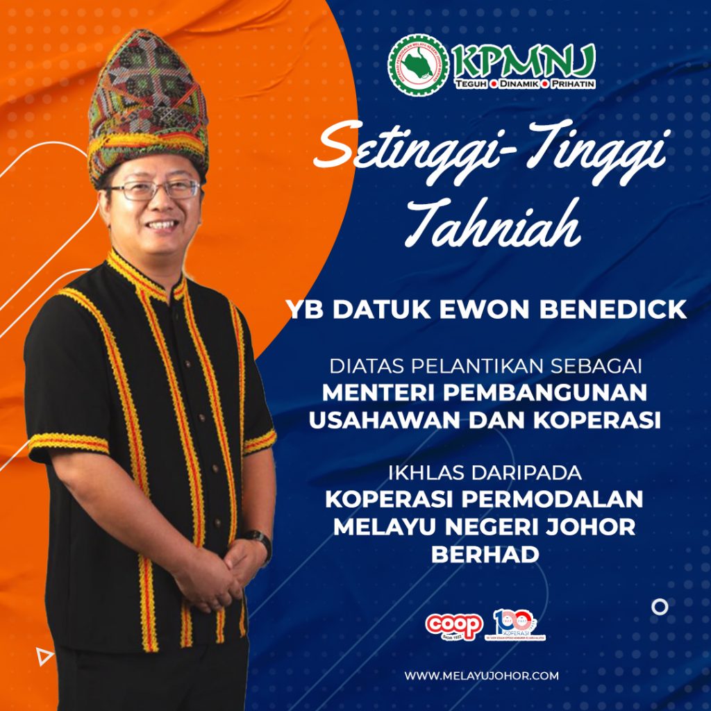 Tahniah YB Datuk Ewon Benedick