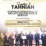 Tempat Ke-3 Koperasi Terbaik Negeri Johor 2026 PROFIL TERBAIK 3 JOHOR 2026